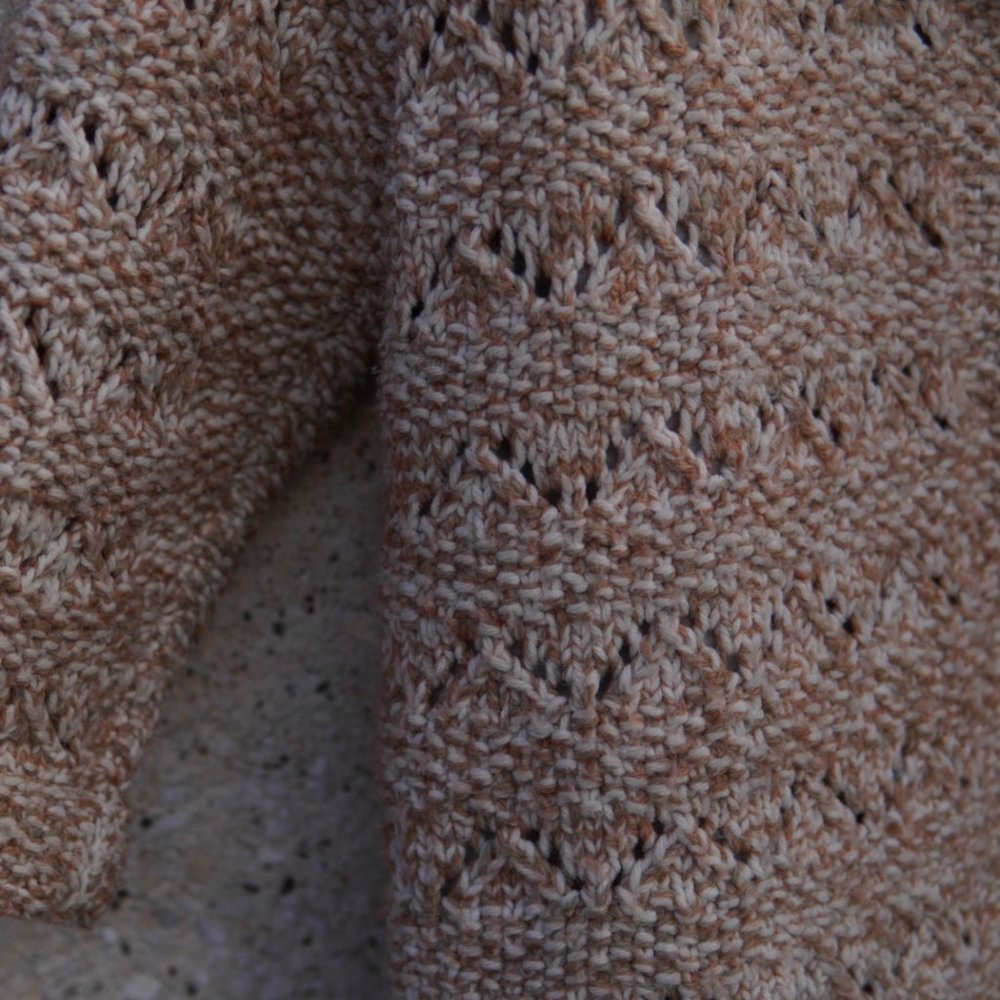 Vintage Handmade Knit Sweater/Coat - Picture 5 of 5